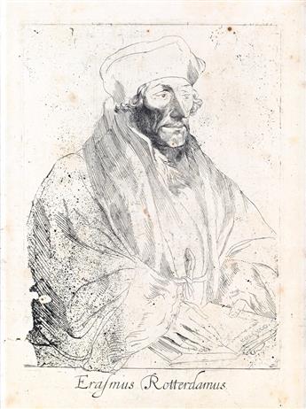ANTHONY VAN DYCK Two portrait etchings.